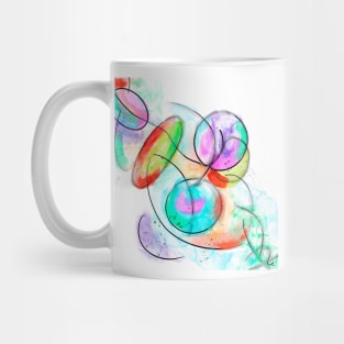 Bright Oval Abstract Mug